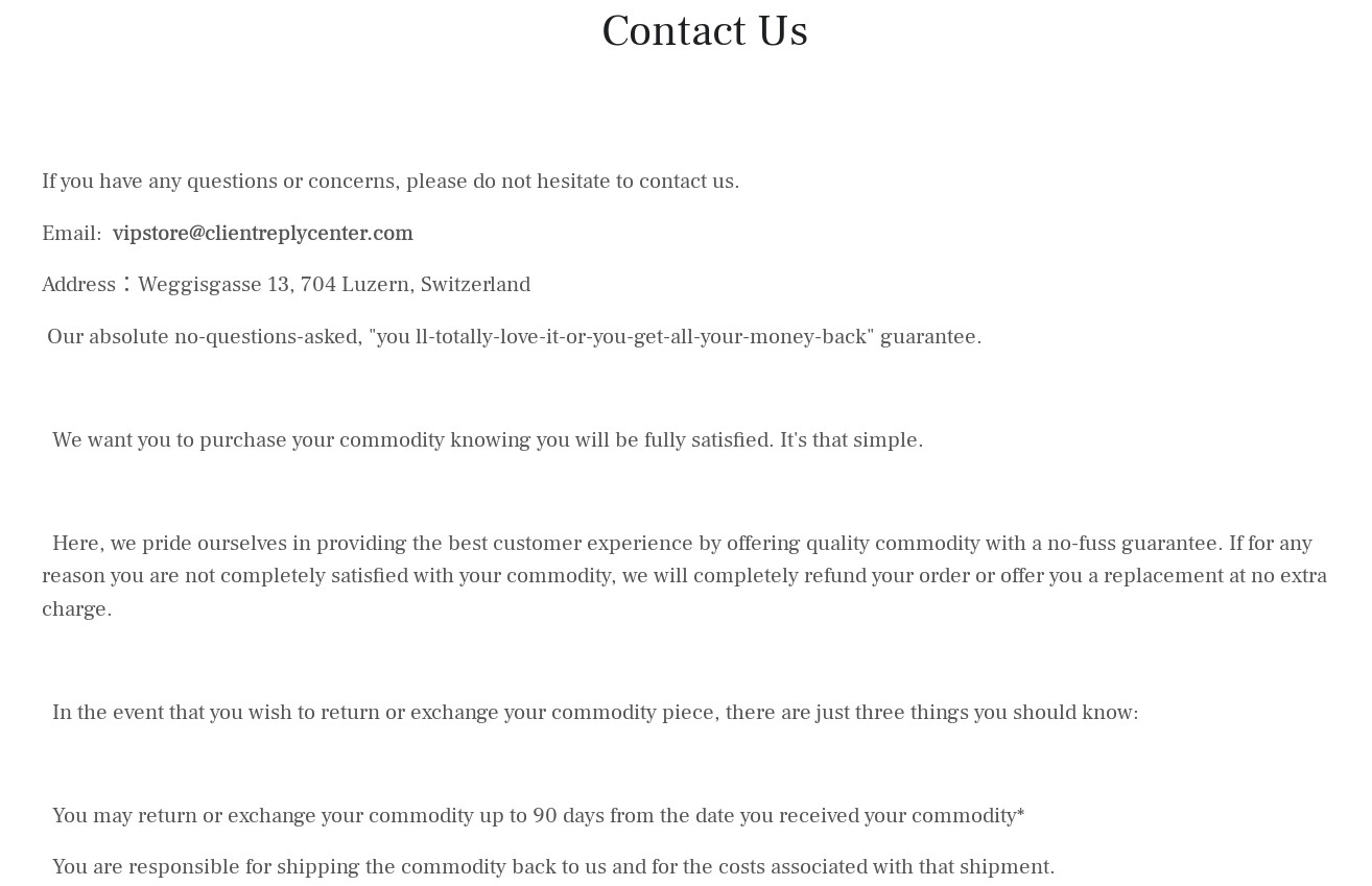 contact page